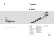 Bosch ALB 18 LI Original Instructions Manual