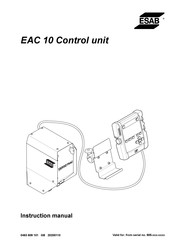 ESAB EAC 10 Instruction Manual