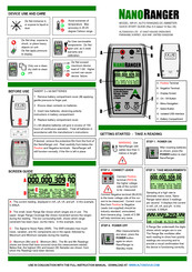 ALTONOVUS NanoRanger Quick Start Manual