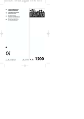 Rapid 34.204.39 Operating Instructions Manual