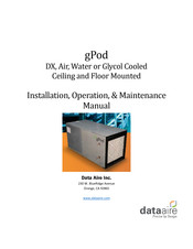 Data Aire gPod Installation, Operation & Maintenance Manual