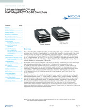 VICOR 4kW MegaPAC User Manual