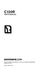 Rayco C120R 2019 Parts Manual