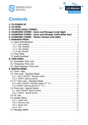 Smartlock Digital LG Master User Manual