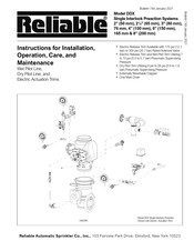 Reliable DDX Instructions For Installation, Operation Care And Maintenance