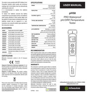 Milwaukee pH58 User Manual