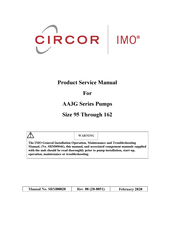 Circor IMO AA3G-118 Service Manual