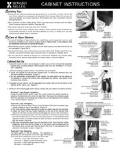 Howard Miller Curio Cabinet Instructions