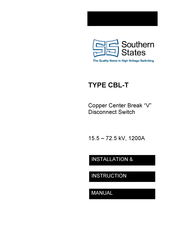 Southern States CBL-T Installation Instructions Manual