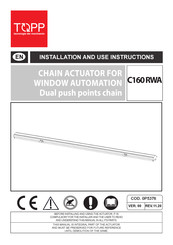 Topp C160 RWA Installation And Use Instructions Manual