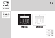 CAME STDCSN Manual