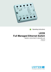 Lütze LEOS-FM-ETH-SW-WR-LUE Operating Instructions Manual