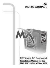 Matrix Orbital MX3 Installation Manual