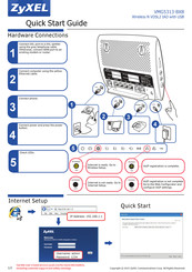 ZyXEL Communications VMG5313-BXB SERIES Quick Start Manual