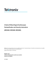 Tektronix MSO64B Declassification And Security Instructions