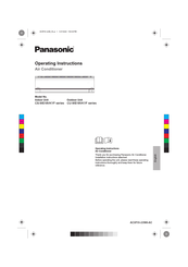 Panasonic CU-WE18VKYF Series Operating Instructions Manual
