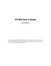 Holtek HT-IDE User Manual