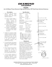 Diamond Antenna F23A Manual