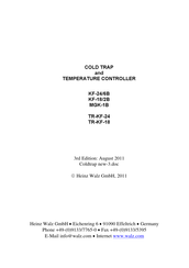 Heinz Walz KF-24/6B Manual