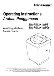 Panasonic NA-FS12X1WPT Operating Instructions Manual