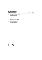 Robust RB-MG 12 Li Original Operating Instructions