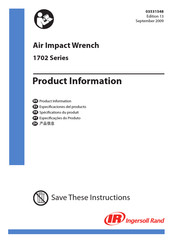 Ingersoll-Rand 1702P1 Product Information