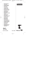 Toolson PRO-AS 18 Operating Instructions Manual