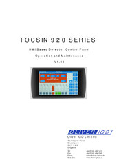 Oliver IGD Tocsin 920 Series Operation And Maintenance