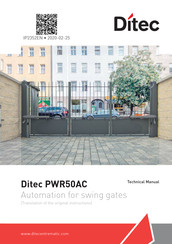 DITEC PWR50AC Technical Manual