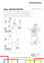 Entrematic Ditec SOF3M15 Installation Manual