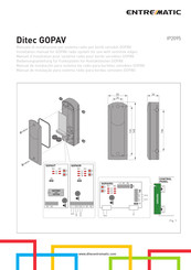 Entrematic Ditec GOPAVR Installation Manual
