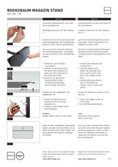 Radius BOOKSBAUM 738 Quick Start Manual