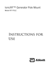 Abbott IonicRF RF-POLE Instructions For Use Manual