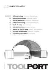 toolport CONTOP 10m x 12m Assembly Instructions Manual