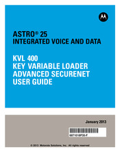 Motorola solutions KVL 4000 User Manual