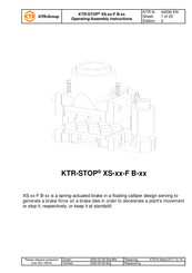 KTR-Group KTR-STOP XS F B Series Operating & Assembly Instructions