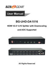 BZB Gear BG-UHD-DA1X16 User Manual