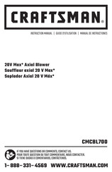 Craftsman CMCBL700 Instruction Manual
