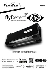 PestWest flyDetect Instructions For Use Manual