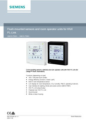 Siemens QMX3.P35H Series Quick Start Manual