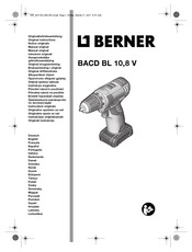 Berner BACD BL 10,8 V Original Instructions Manual