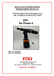 Fixi Air Power 4 Operation Manual