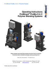 ProMinent ProMix C Operating Instructions Manual