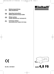 EINHELL 34.103.51 Operating Instructions Manual