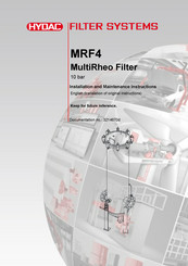 HYDAC FILTER SYSTEMS MRF4N/17Q4010N00 Installation And Maintenance Instructions Manual
