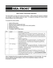 Sea Frost Bait Freezer Operation