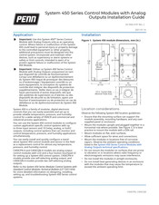 Penn C450CxN Installation Manual