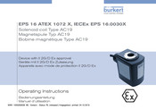Burkert AC19 Operating Instructions Manual