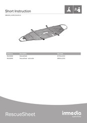 Etac immedia RescueSheet Short Instruction