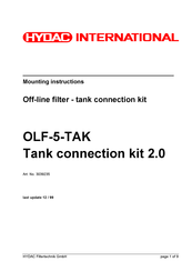 HYDAC International OLF-5-TAK Mounting Instructions